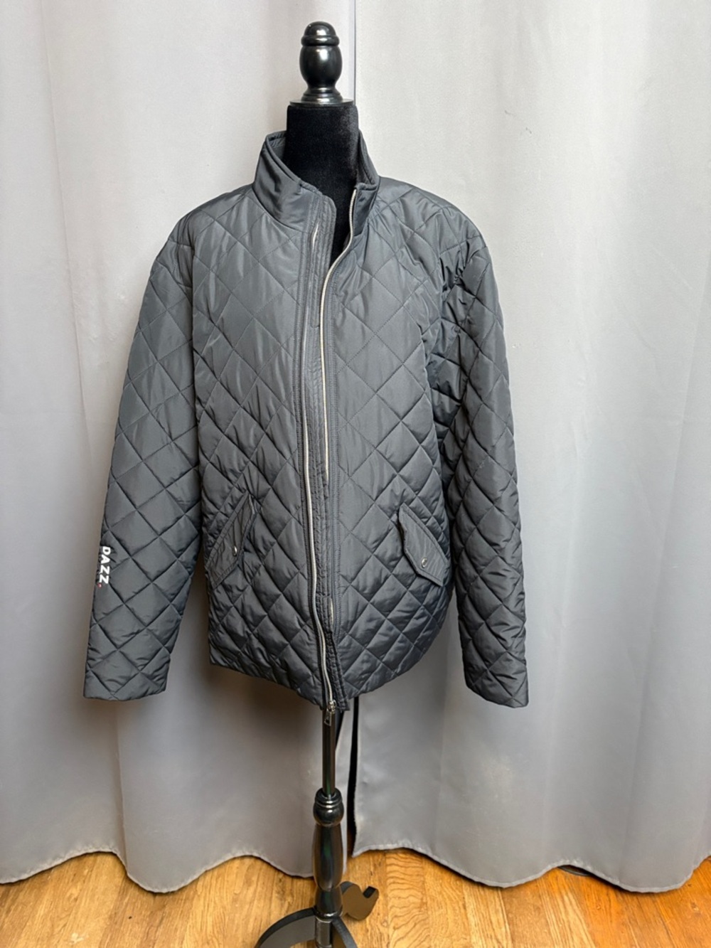 Brooks Brothers Men's Quilted Puffer Jacket - Black Size 2XL